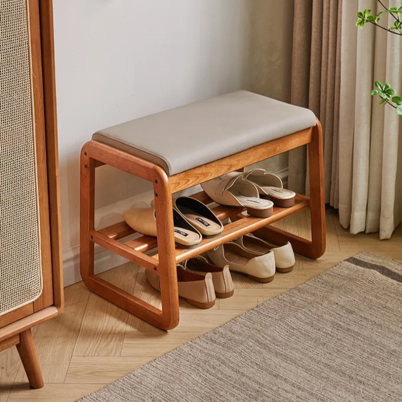 Solid wood shoe changing stool,household shoe wearing stool,retro style soft bag cushion shoe cabinet,doorstep shoe storage rack
Solid wood shoe changing stool,household shoe wearing stool,retro style soft bag cushion shoe cabinet,doorstep shoe storage rack