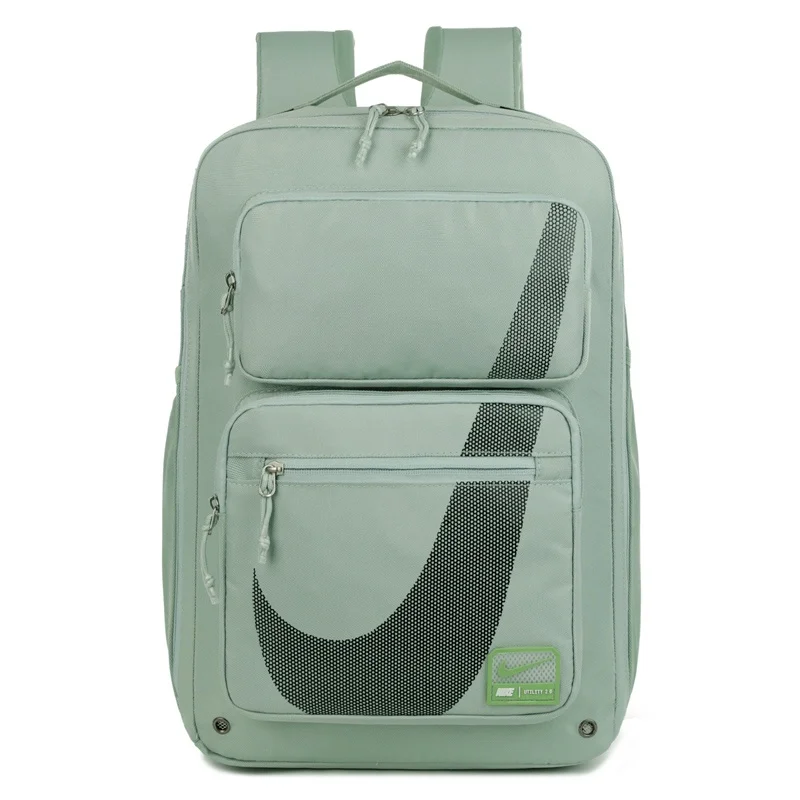 Nike Sports Bags Men and Women Lightweight Scalable Large Capacity Multi-purpose Tear Resistant Travel Backpacks Black Green
Nike Sports Bags Men and Women Lightweight Scalable Large Capacity Multi-purpose Tear Resistant Travel Backpacks Black Green