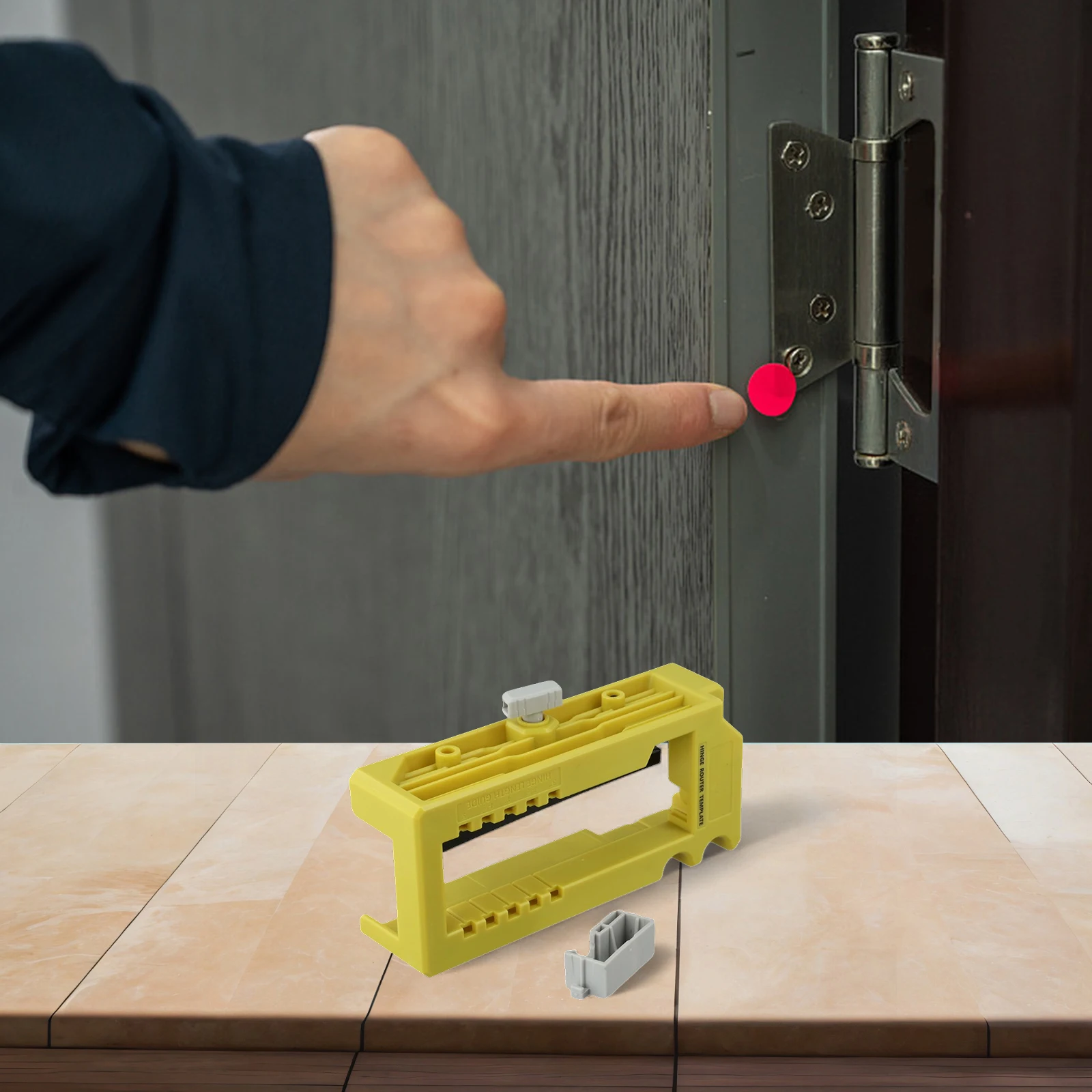 Door Mortiser Hinge Installation Solid Plastic Material Corner Processing Tool Non Slip Pad Hinge Jig Mechanic Tool
Door Mortiser Hinge Installation Solid Plastic Material Corner Processing Tool Non Slip Pad Hinge Jig Mechanic Tool