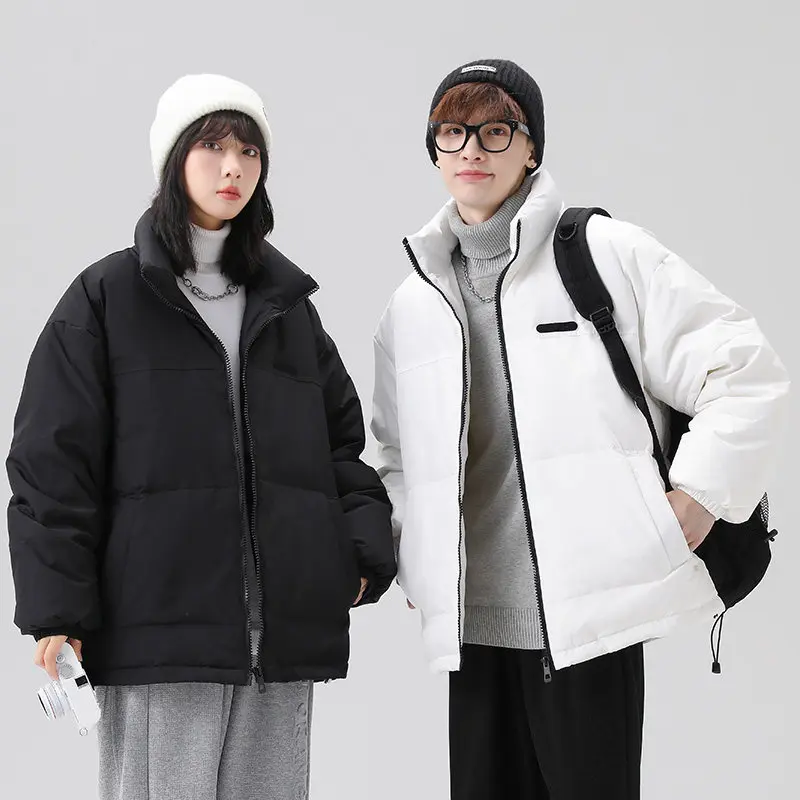 Новая зимняя мужская пуховая куртка: теплая, с наполнителем из белого утиного пуха, воротник-стойка, модный свободный крой, повседневная верхняя одежда для пар
Новая зимняя мужская пуховая куртка: теплая, с наполнителем из белого утиного пуха, воротник-стойка, модный свободный крой, повседневная верхняя одежда для пар