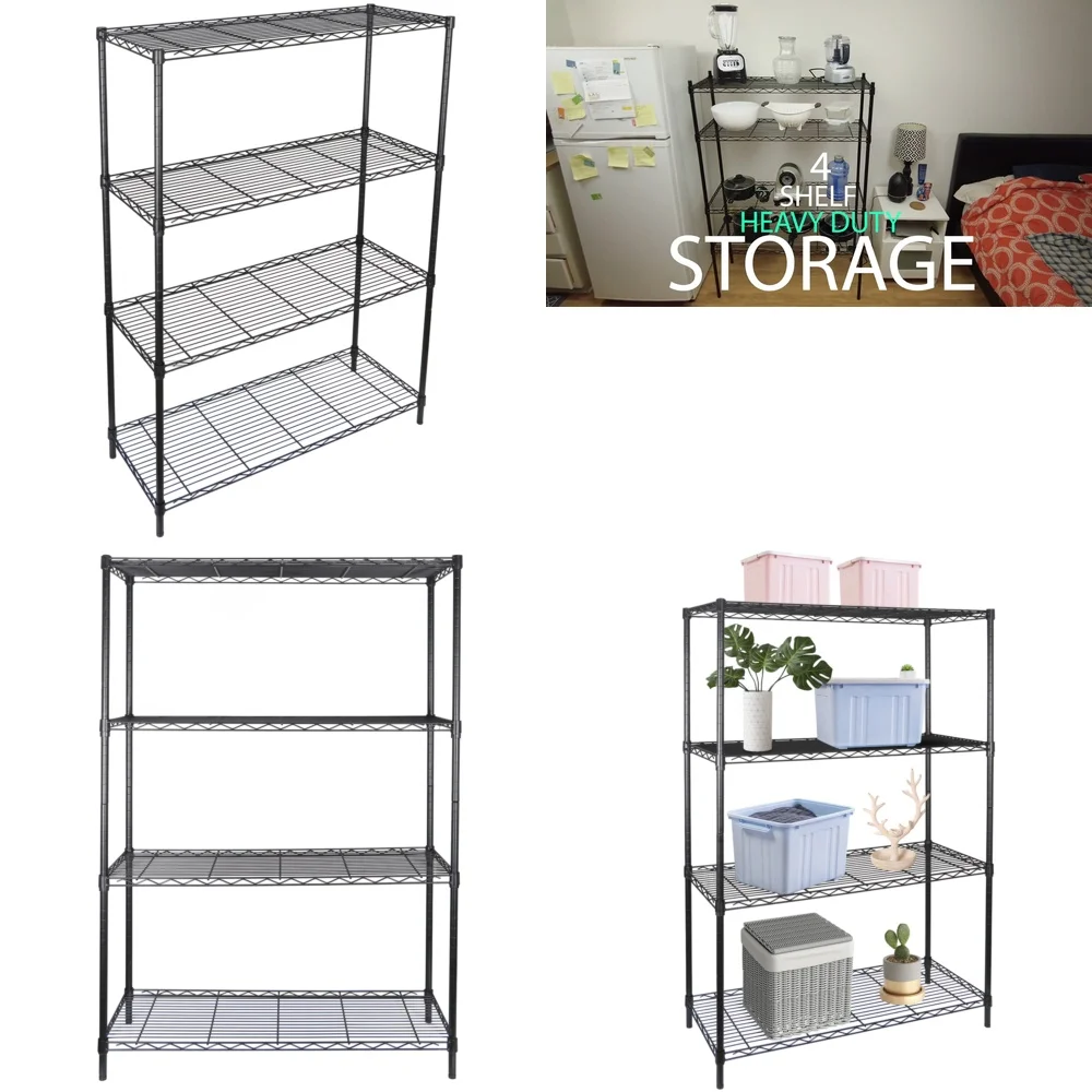 storage holders4 Tier Metal Wire Storage Shelving Unit Organizer Rack for Kitchen Pantry Bathroom Closet Black Space Saving
storage holders4 Tier Metal Wire Storage Shelving Unit Organizer Rack for Kitchen Pantry Bathroom Closet Black Space Saving