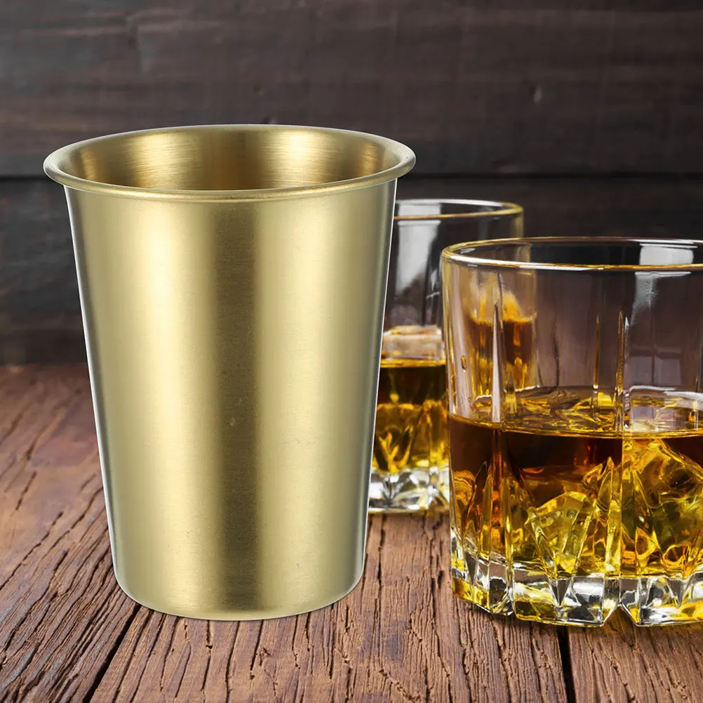 4pcs Titanium Water Stainless Steel Cups Set Stainless Steel 350ml Cups Rust Proof Break Proof Drinking for Home Bar Camping
4pcs Titanium Water Stainless Steel Cups Set Stainless Steel 350ml Cups Rust Proof Break Proof Drinking for Home Bar Camping