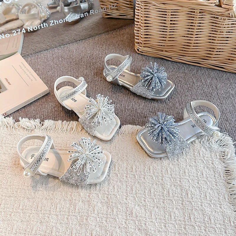 Girls Rhinestone Sandals Summer Sparkly Kids Princess Shoes Open Toe Wedding Party Children Dress Mary Jane Sandals Lightweight
Girls Rhinestone Sandals Summer Sparkly Kids Princess Shoes Open Toe Wedding Party Children Dress Mary Jane Sandals Lightweight