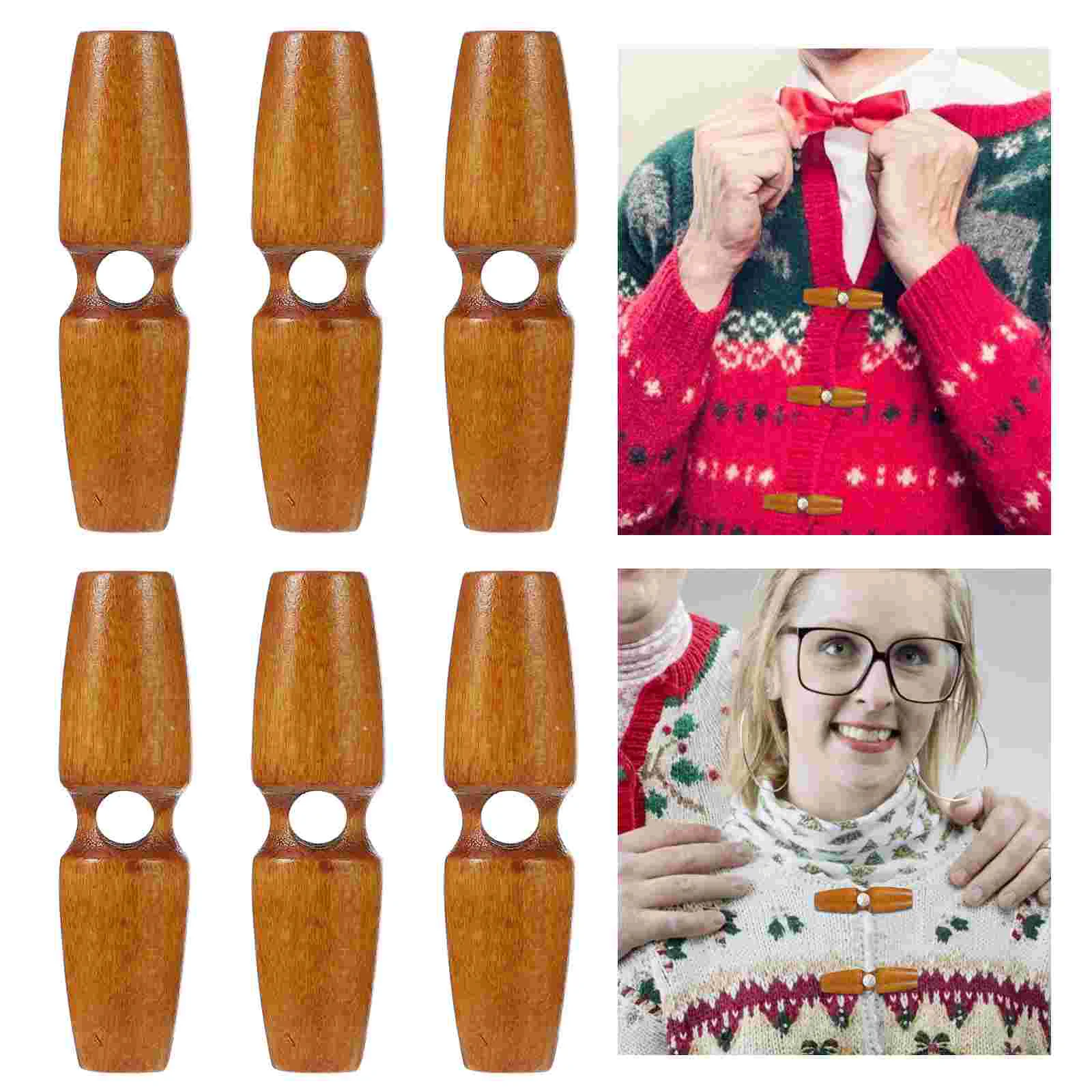 20 Pcs Trumpet Olive Buttons Child Coat Toggles Wooden Shirt Clips for Women Clothing
20 Pcs Trumpet Olive Buttons Child Coat Toggles Wooden Shirt Clips for Women Clothing