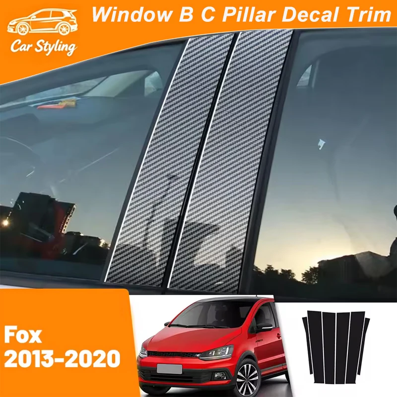 For VW Fox 2013-2020 2014 2015 2016 2017 2018 2019 Carbon Fiber Window Door Column Deal B C Pillar Post Cover Trim Sticker
For VW Fox 2013-2020 2014 2015 2016 2017 2018 2019 Carbon Fiber Window Door Column Deal B C Pillar Post Cover Trim Sticker