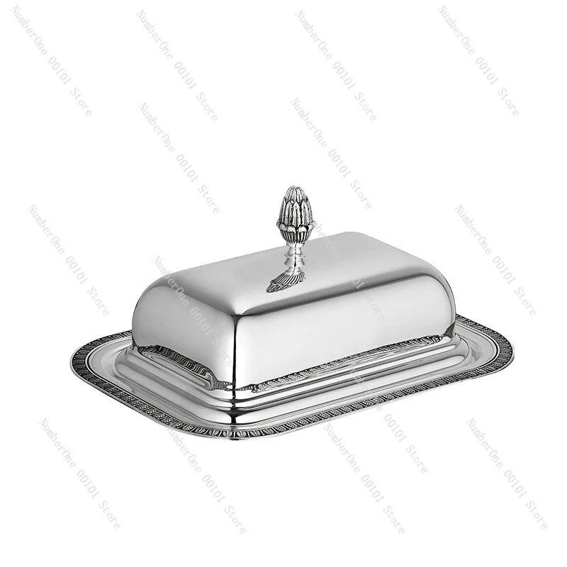 European and American Creative Lidded Stainless Steel Butter Box Classical Light Luxury Pastry Dish European Style Ins Butter Bo
European and American Creative Lidded Stainless Steel Butter Box Classical Light Luxury Pastry Dish European Style Ins Butter Bo