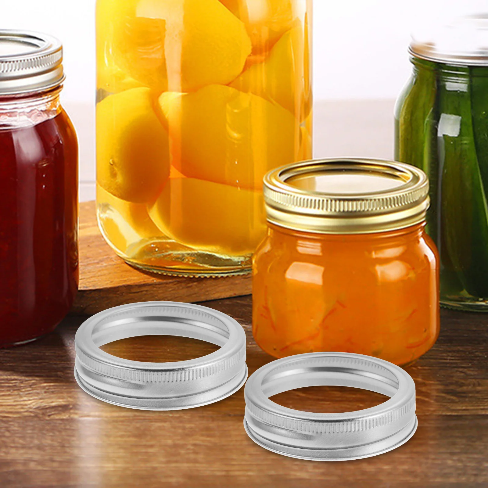 24Pcs Wide Mouth Mason Jar Lids Tinplate Canning Caps Metal Bands Reusable for Food Storage Jam Preserving Canning Bands
24Pcs Wide Mouth Mason Jar Lids Tinplate Canning Caps Metal Bands Reusable for Food Storage Jam Preserving Canning Bands