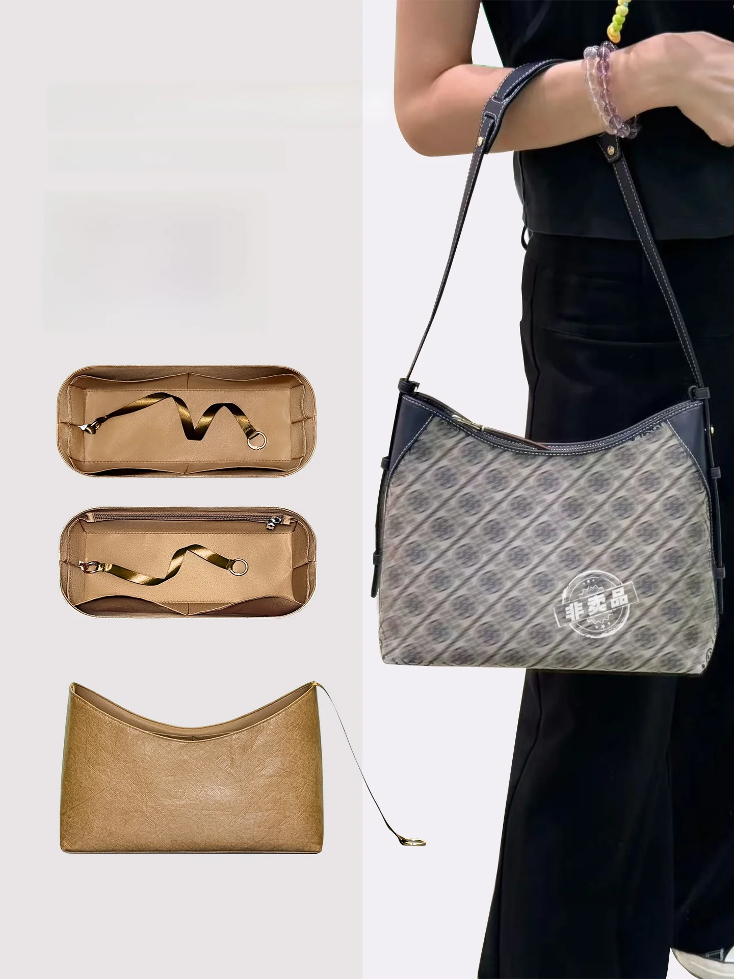 Snan Lightweight Horn ape Mail Bag Inner Storage Pouch Nylon Pure Color Zipper Closure Cubic Structure for T Monoam Bag
Snan Lightweight Horn ape Mail Bag Inner Storage Pouch Nylon Pure Color Zipper Closure Cubic Structure for T Monoam Bag