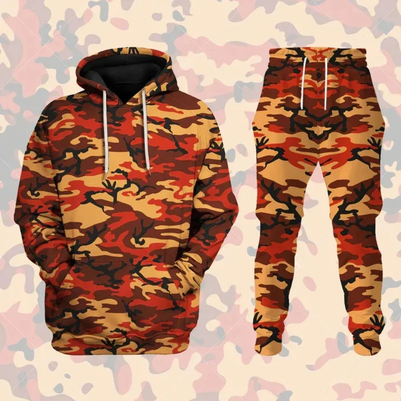 2024 Camouflage Men Hoodie Pant Suit 3D Print Men Women High Quality Tracksuit Outfits Fashion Oversized Men's Clothing 2pcs Set
2024 Camouflage Men Hoodie Pant Suit 3D Print Men Women High Quality Tracksuit Outfits Fashion Oversized Men's Clothing 2pcs Set