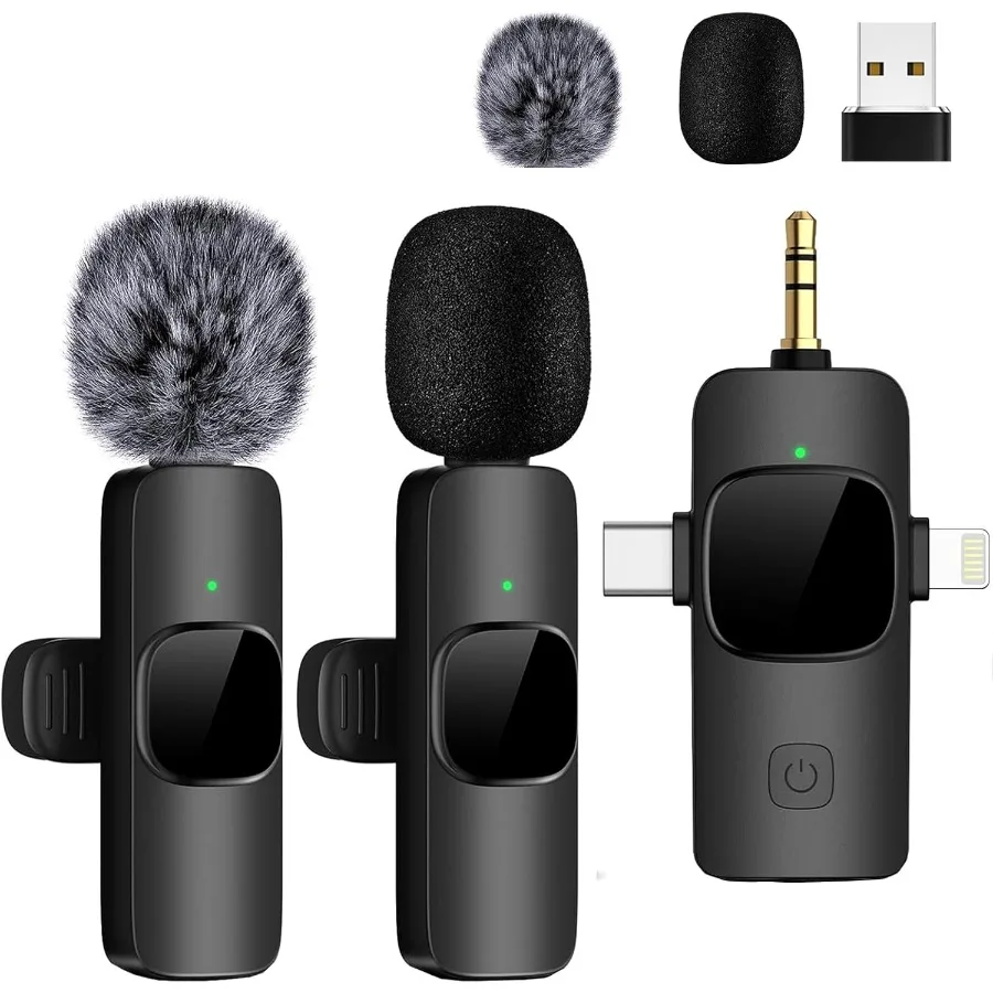 Мини-микрофон для iPhone, Android, камеры, iPad USBC, 4 в 1, профессиональный беспроводной петличный петличный микрофон для Rrding Live Stre
Мини-микрофон для iPhone, Android, камеры, iPad USBC, 4 в 1, профессиональный беспроводной петличный петличный микрофон для Rrding Live Stre