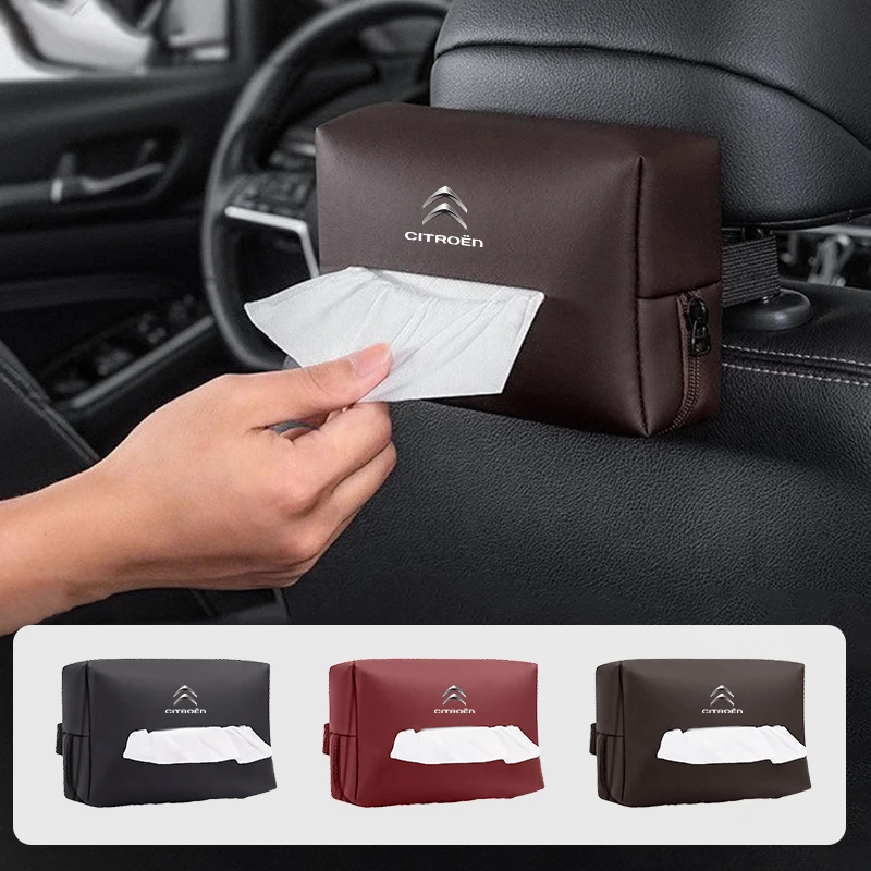 Leather Car Seat Back Tissue Bag Paper Towel Organizer Box For Citroen C4 C3 C5 C1 C2 C-Elysee Berlingo Picasso Jumpy Cactus Air
Leather Car Seat Back Tissue Bag Paper Towel Organizer Box For Citroen C4 C3 C5 C1 C2 C-Elysee Berlingo Picasso Jumpy Cactus Air