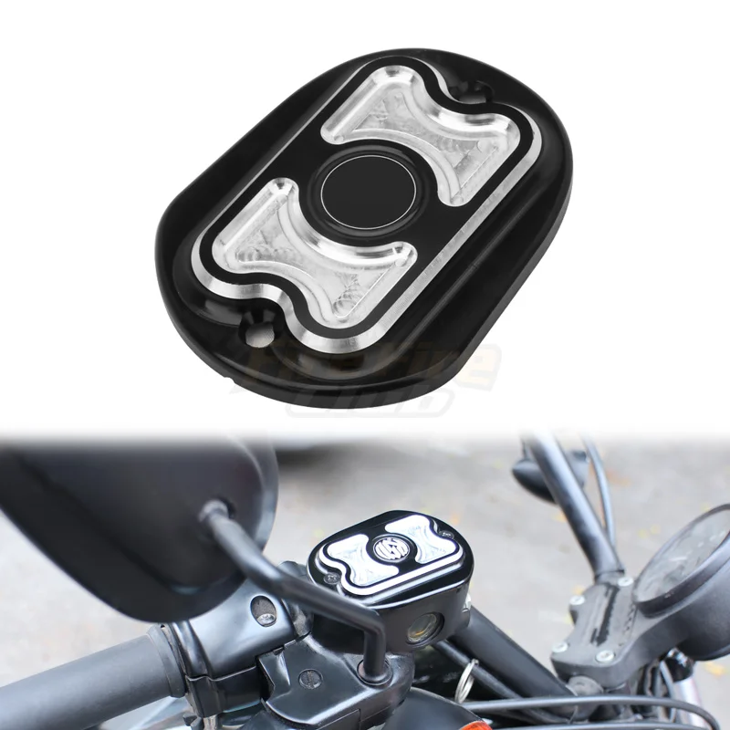 Motorcycle Accessories For Harley Sportster XL883 1200 Iron 72 48 Nightster 05-14 CNC Front Brake Master Cylinder Cover Black
Motorcycle Accessories For Harley Sportster XL883 1200 Iron 72 48 Nightster 05-14 CNC Front Brake Master Cylinder Cover Black