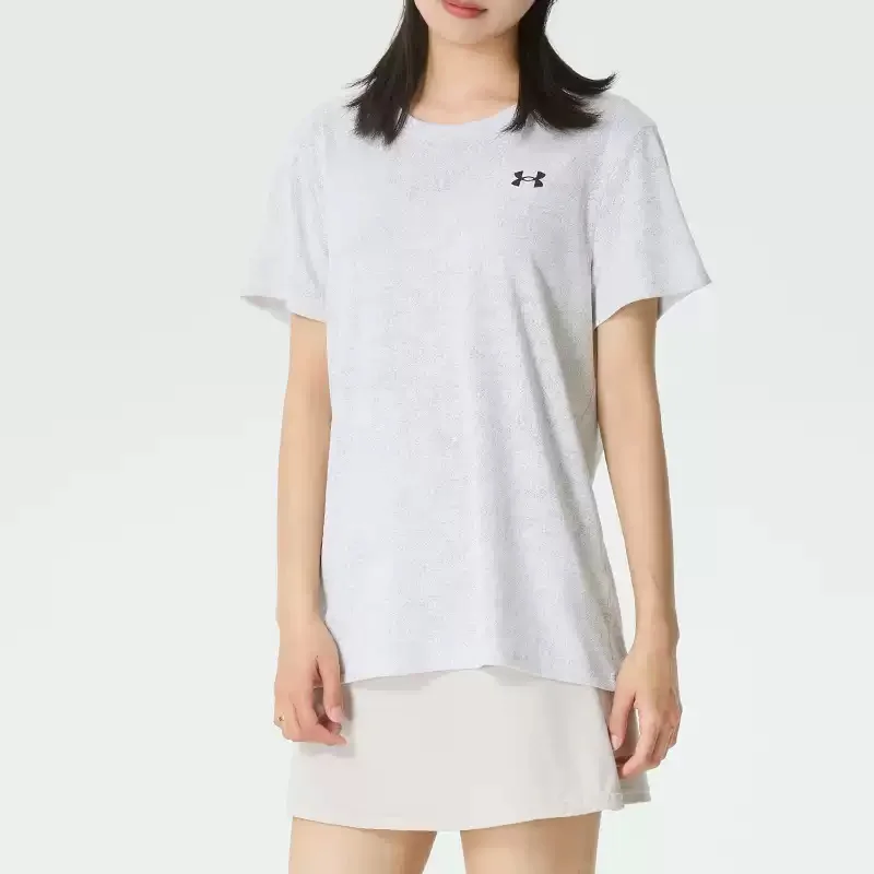 Under Armour Women's Fitness Short-Sleeved Summer Roundneck Casual T-Shirt for Running and Sports Half-Sleeve 6012302-100
Under Armour Women's Fitness Short-Sleeved Summer Roundneck Casual T-Shirt for Running and Sports Half-Sleeve 6012302-100
