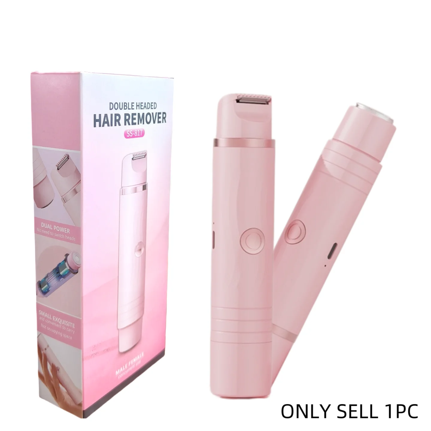 2in1 Electric Portable Hair Trimmer Shaver for Men and Women with Hair Removal Function
2in1 Electric Portable Hair Trimmer Shaver for Men and Women with Hair Removal Function