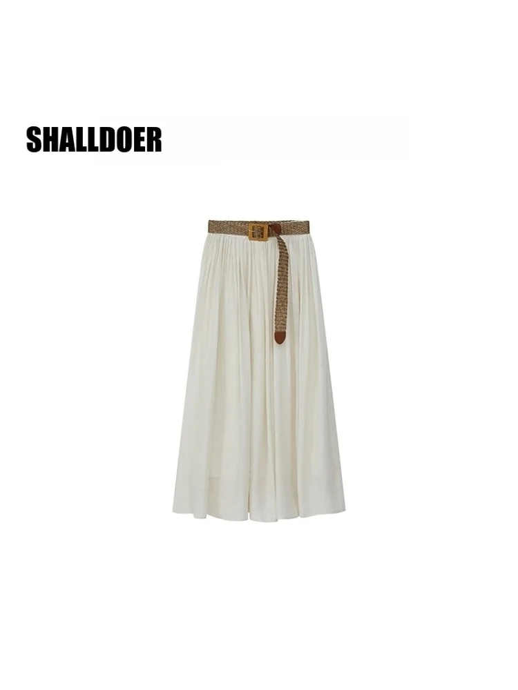 Summer New Women's High Waist A-Line Skirt Loose Fit Pure Color High Sensation Half-length Soft Hanging Feel Fashionable
Summer New Women's High Waist A-Line Skirt Loose Fit Pure Color High Sensation Half-length Soft Hanging Feel Fashionable
