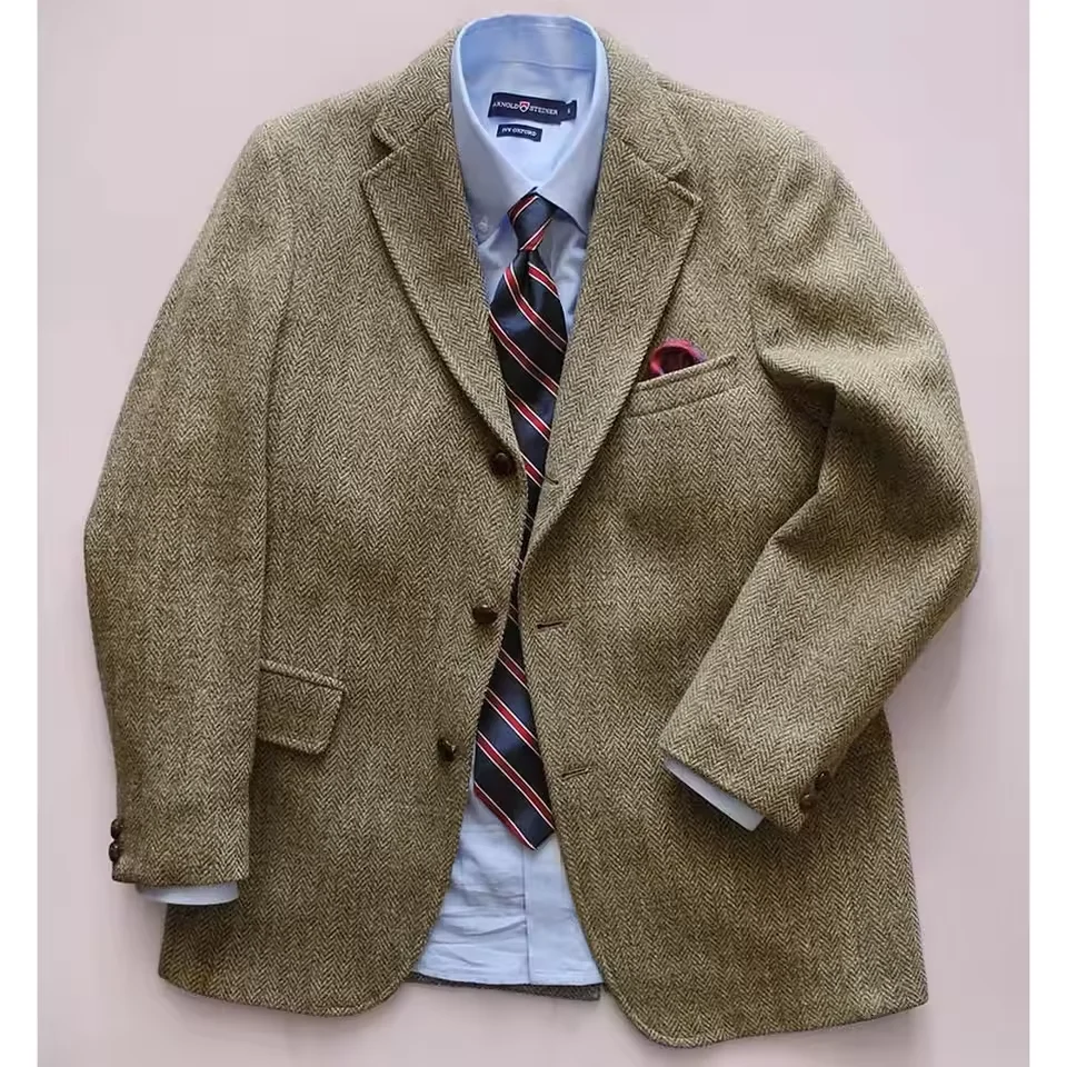 Men's Herringbone Casual Blazer Slim Single-breasted Fashion Design Comfortable Business Commuter Jacket Men Suit Jackets Man
Men's Herringbone Casual Blazer Slim Single-breasted Fashion Design Comfortable Business Commuter Jacket Men Suit Jackets Man