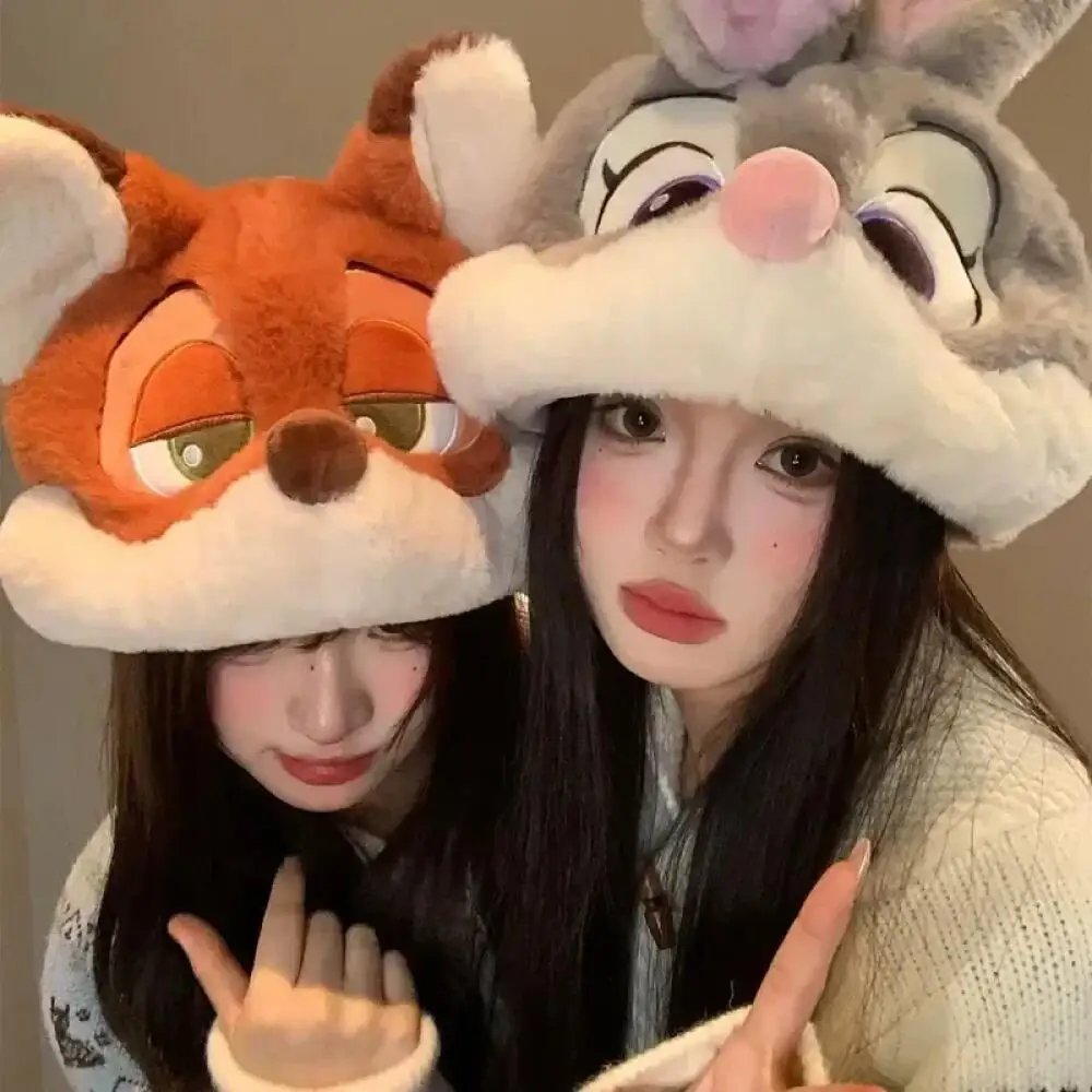 Disney Zootopia Judy Nick 3D Cartoon Plush Hat Winter Warm Adjustable Couple Trendy Photo Prop Gift
Disney Zootopia Judy Nick 3D Cartoon Plush Hat Winter Warm Adjustable Couple Trendy Photo Prop Gift
