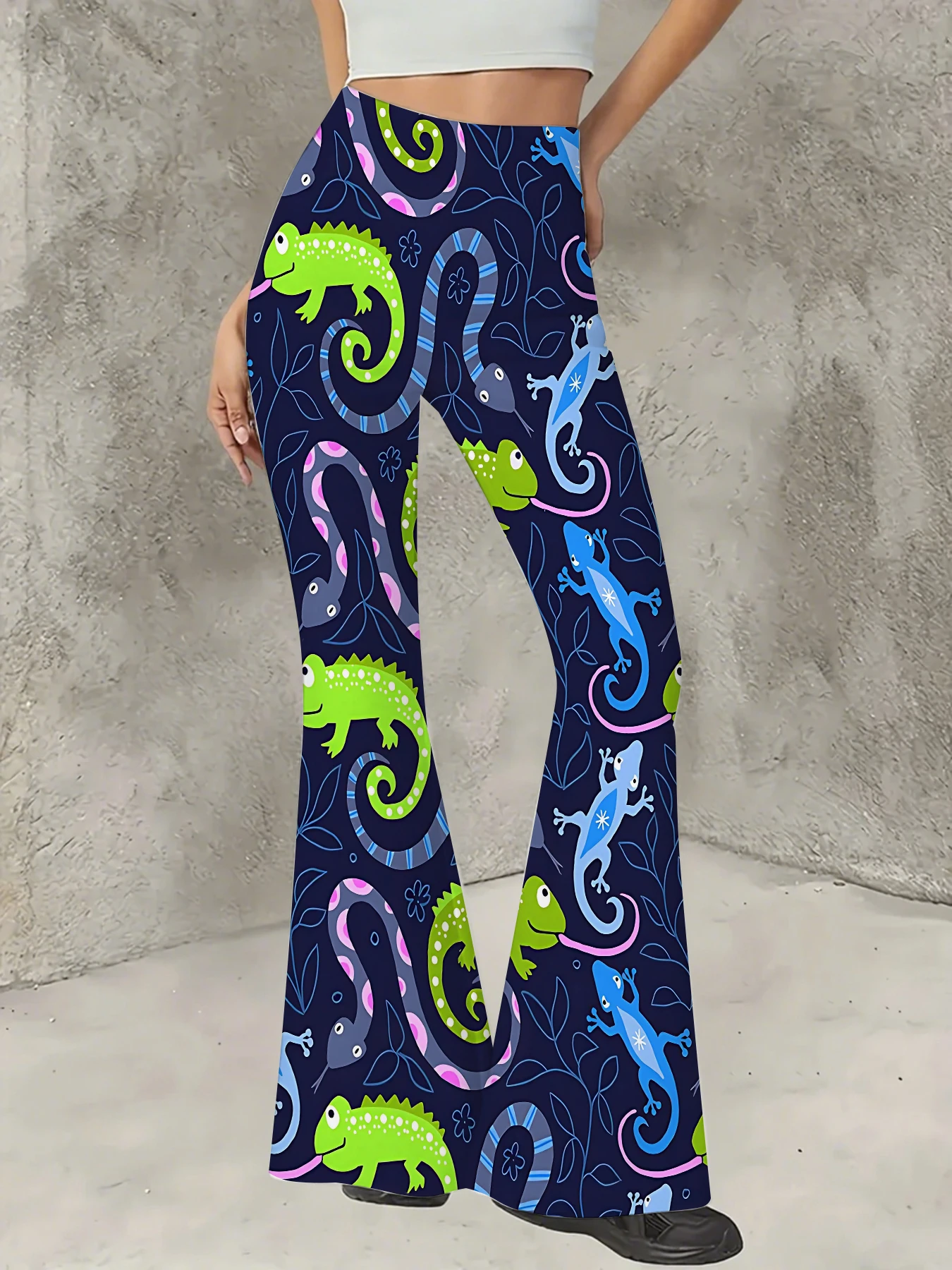 Korean Style Printed Flare Pants Women High Waist Slim Fit Bell Bottom Leggings
Korean Style Printed Flare Pants Women High Waist Slim Fit Bell Bottom Leggings