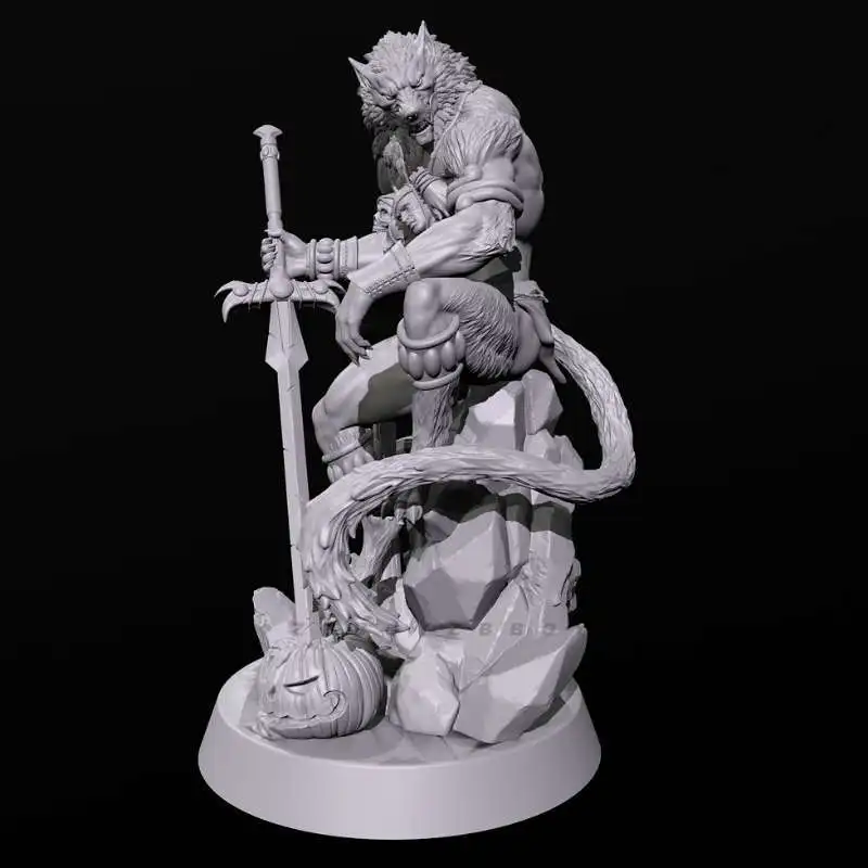 Фигурка из смолы высотой 85 мм, фэнтезийный оборотень, фехтовальщик, сборная модель, комплект в разобранном виде, неокрашенная игрушка для 3D-печати 829
Фигурка из смолы высотой 85 мм, фэнтезийный оборотень, фехтовальщик, сборная модель, комплект в разобранном виде, неокрашенная игрушка для 3D-печати 829