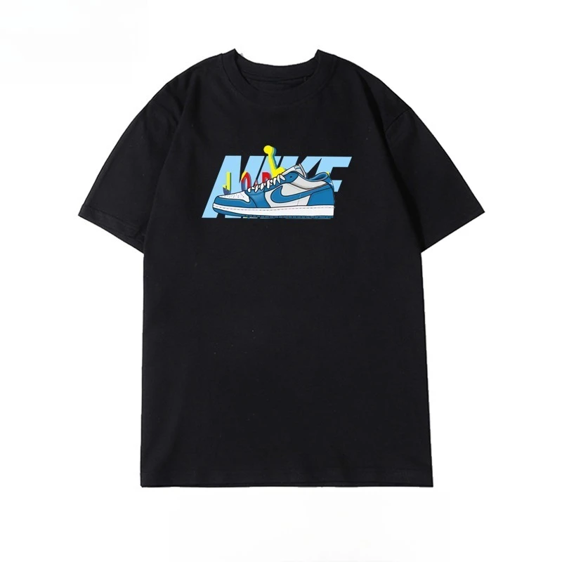 Short-sleeved T-shirt Summer A J1 North Carolina Blue Men's and Women's Pure Cotton Loose Casual Sports Unisex Plus Size 2025
Short-sleeved T-shirt Summer A J1 North Carolina Blue Men's and Women's Pure Cotton Loose Casual Sports Unisex Plus Size 2025