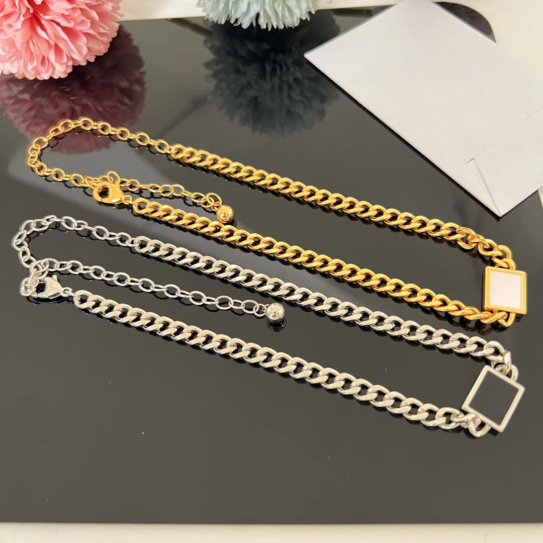 2024 New letter enamel square necklace fashion personality punk sweet cool style necklace
2024 New letter enamel square necklace fashion personality punk sweet cool style necklace