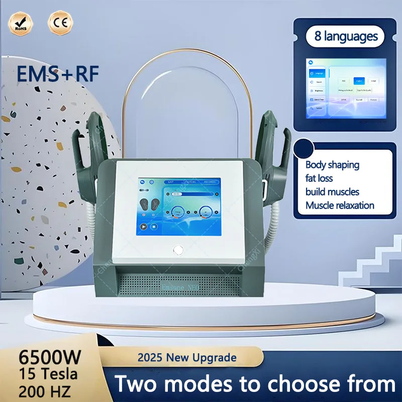 Portable 6500W Muscle Stimulator EMS Body Slimming Machine Emsone NEO Porfessional Body Shaping Rf Handle Machine
Portable 6500W Muscle Stimulator EMS Body Slimming Machine Emsone NEO Porfessional Body Shaping Rf Handle Machine
