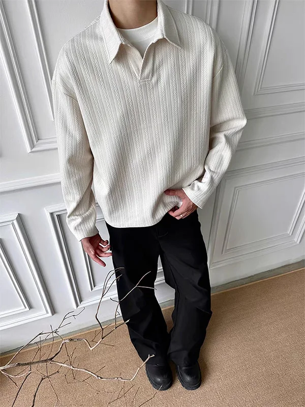 Large Size 300 Pou Wheat Ear Pattern Embroidered Sweatirt Men's Spring Autumn Sle Cleanfit irt Collar Base Layer Top
Large Size 300 Pou Wheat Ear Pattern Embroidered Sweatirt Men's Spring Autumn Sle Cleanfit irt Collar Base Layer Top