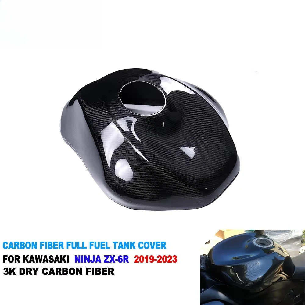 100% Full 3K Dry Carbon Fiber Motorcycle Full Gas Fuel Tank Cover for Ninja ZX-6R 2019+
100% Full 3K Dry Carbon Fiber Motorcycle Full Gas Fuel Tank Cover for Ninja ZX-6R 2019+