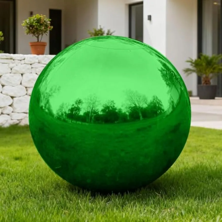 Green inflatable mirror ball for party, wedding, and holiday decoration; PVC material; shiny finish; reusable hanging disco bub
Green inflatable mirror ball for party, wedding, and holiday decoration; PVC material; shiny finish; reusable hanging disco bub