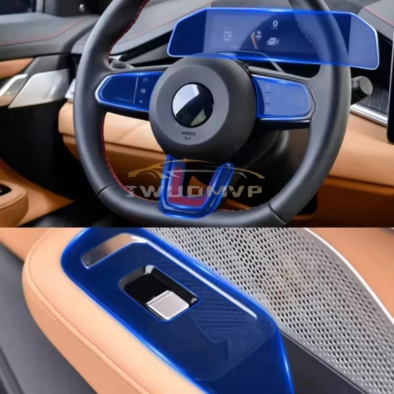 Прозрачная пленка из ТПУ для Geely ZEEKR 001 2021 Автомобильная наклейка для внутреннего интерьера, Центральная панель привода, сенсорный экран, задняя панель вентиляционного отверстия
Прозрачная пленка из ТПУ для Geely ZEEKR 001 2021 Автомобильная наклейка для внутреннего интерьера, Центральная панель привода, сенсорный экран, задняя панель вентиляционного отверстия