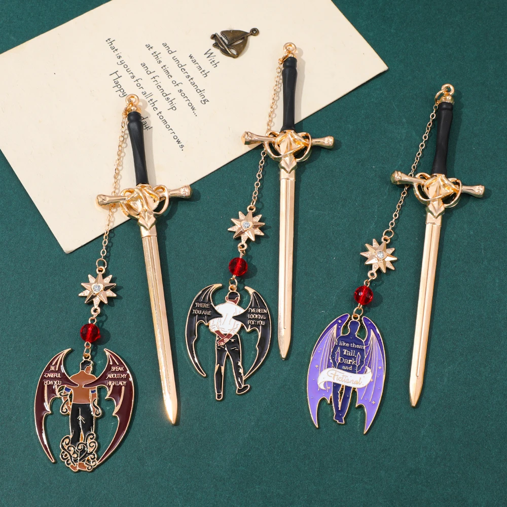 Acotar Night Court Bat Boy Sword Bookmarks Fantasy Fanfiction Page Markers Book Decorations Literature Lovers Fantasy Gifts
Acotar Night Court Bat Boy Sword Bookmarks Fantasy Fanfiction Page Markers Book Decorations Literature Lovers Fantasy Gifts