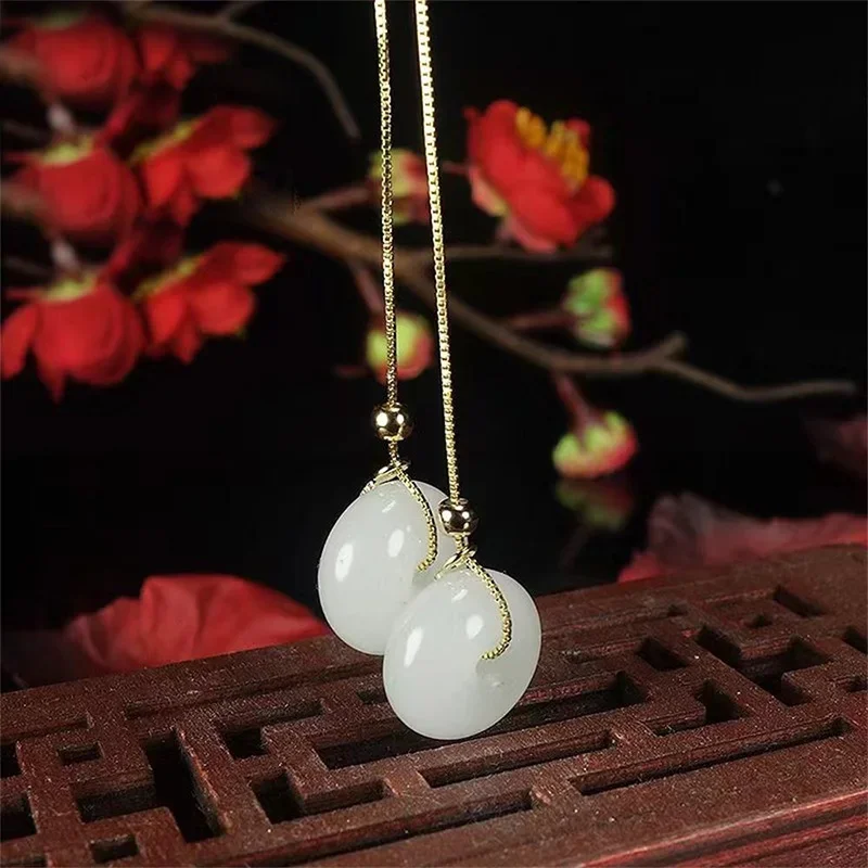 Jade Donut Earrings Chinese Gifts Vintage Gemstones Natural 925 Silver Gemstone Jasper Luxury Designer Jewelry Stone Women
Jade Donut Earrings Chinese Gifts Vintage Gemstones Natural 925 Silver Gemstone Jasper Luxury Designer Jewelry Stone Women