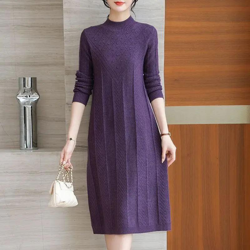 Knitting Sweaters & Jumpers Casual Spring Autumn Woolen Jersey For Women Basic Wear Pullover Female Long Dress Woolen Knitwear
Knitting Sweaters & Jumpers Casual Spring Autumn Woolen Jersey For Women Basic Wear Pullover Female Long Dress Woolen Knitwear