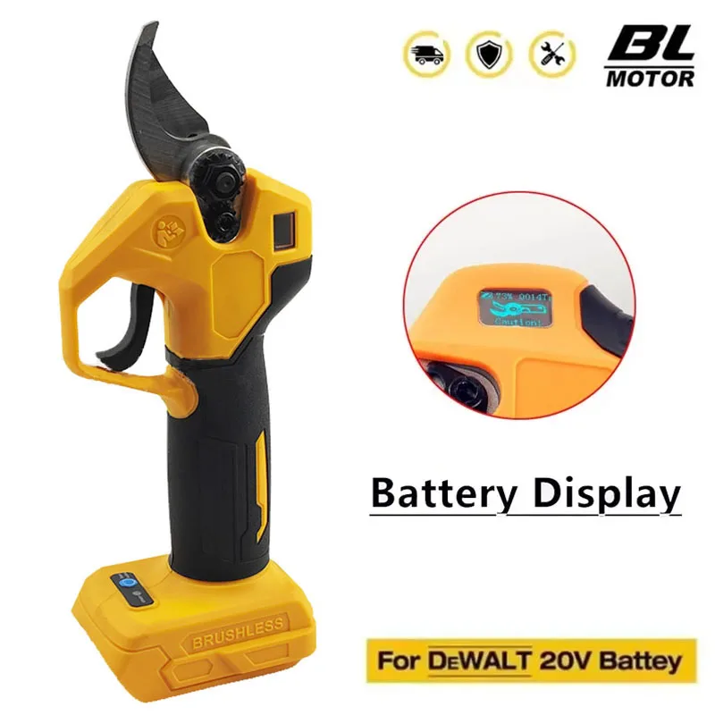 Fit for Dewalt 20V 18V Battery Electric Scissor Cordless Pruner Shears Branches Cutter Pruning Garden Power Tools
Fit for Dewalt 20V 18V Battery Electric Scissor Cordless Pruner Shears Branches Cutter Pruning Garden Power Tools
