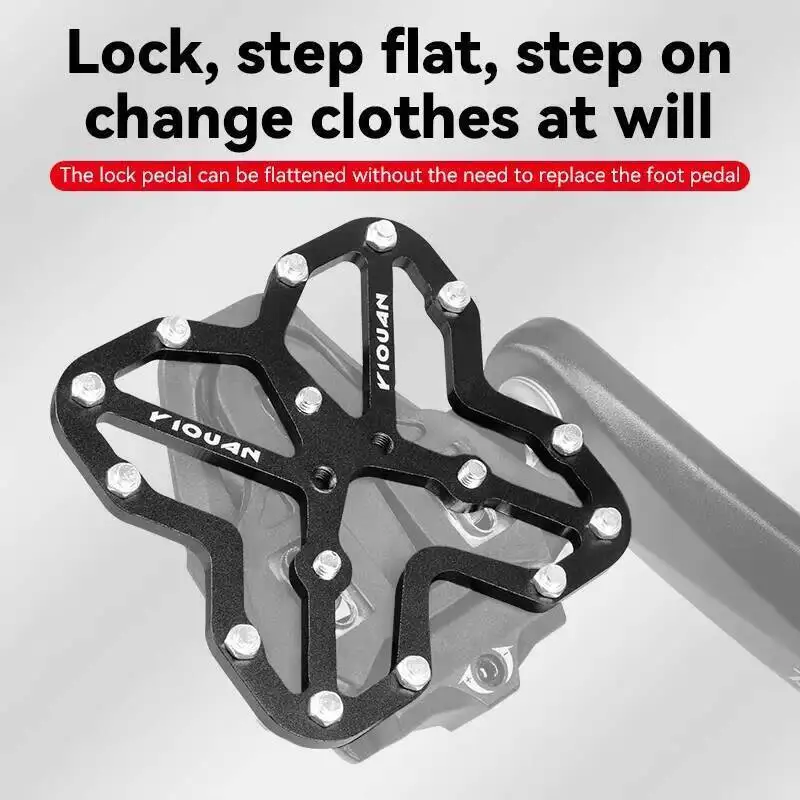 ESLNF Bicycle Lock Conversion Plate Universal To Flat Tread Aluminum Alloy Mountain Road Bike Riding Accessories
ESLNF Bicycle Lock Conversion Plate Universal To Flat Tread Aluminum Alloy Mountain Road Bike Riding Accessories