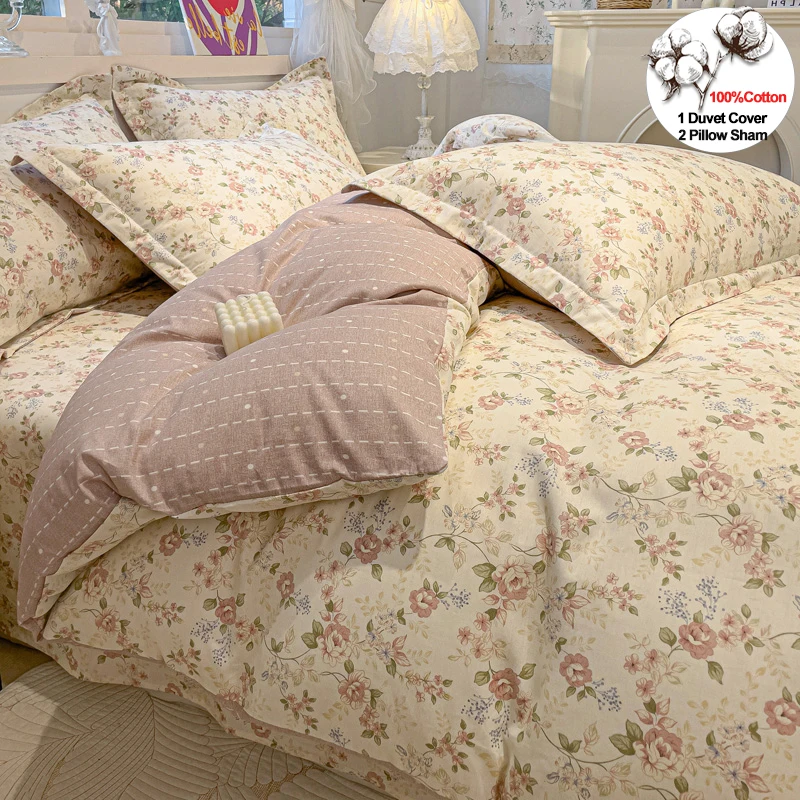 Комплект постельного белья из 100% хлопка, роскошный комплект пододеяльников с цветочным принтом, 3 предмета, 1 пододеяльник, 2 подушки, одинарный/двойной/полный/200x200/240x220
Комплект постельного белья из 100% хлопка, роскошный комплект пододеяльников с цветочным принтом, 3 предмета, 1 пододеяльник, 2 подушки, одинарный/двойной/полный/200x200/240x220