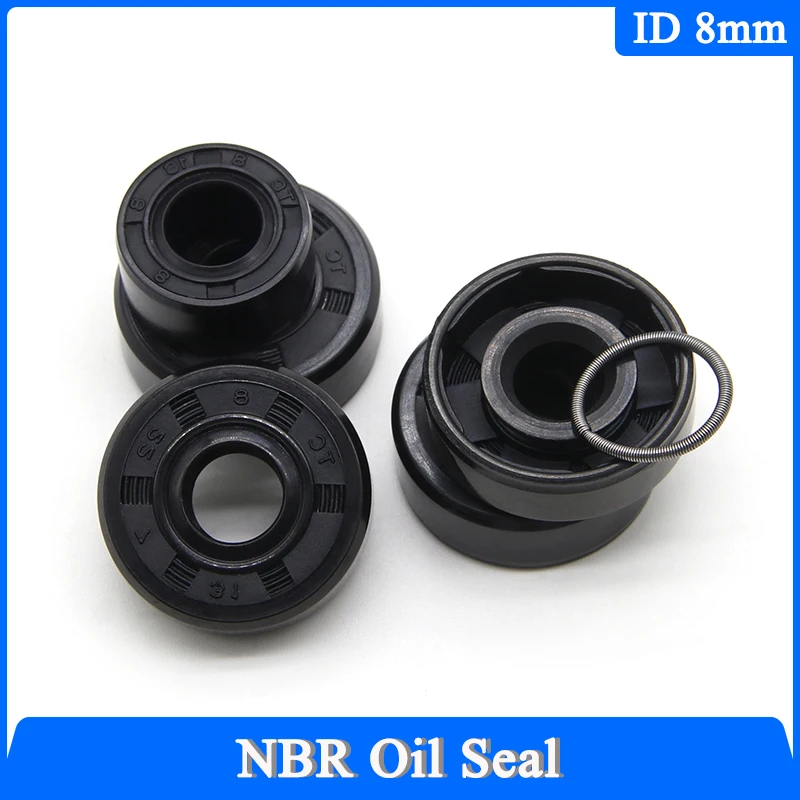 2/5/10pcs Black NBR Oil Seals Gasket ID 8mm TC-8*14/15/16/18/22*4/4.5/5/7/8mm Nitrile Rubber Shaft Double Lip Oil Seals Gaskets
2/5/10pcs Black NBR Oil Seals Gasket ID 8mm TC-8*14/15/16/18/22*4/4.5/5/7/8mm Nitrile Rubber Shaft Double Lip Oil Seals Gaskets