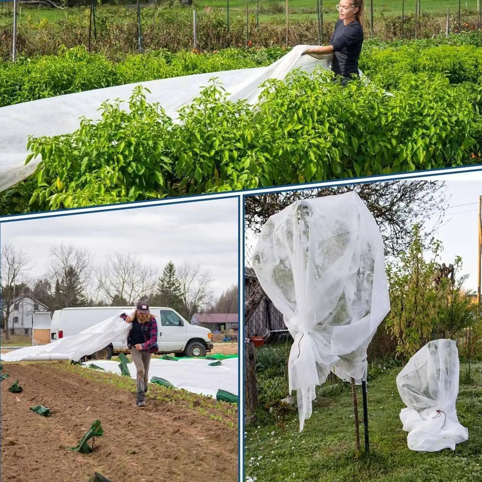 Frost Blankets For Outdoor Plants 10X30FT Winter Plant Covers Freeze Protection Cloth Fabric Covering For Vegetable Garden
Frost Blankets For Outdoor Plants 10X30FT Winter Plant Covers Freeze Protection Cloth Fabric Covering For Vegetable Garden