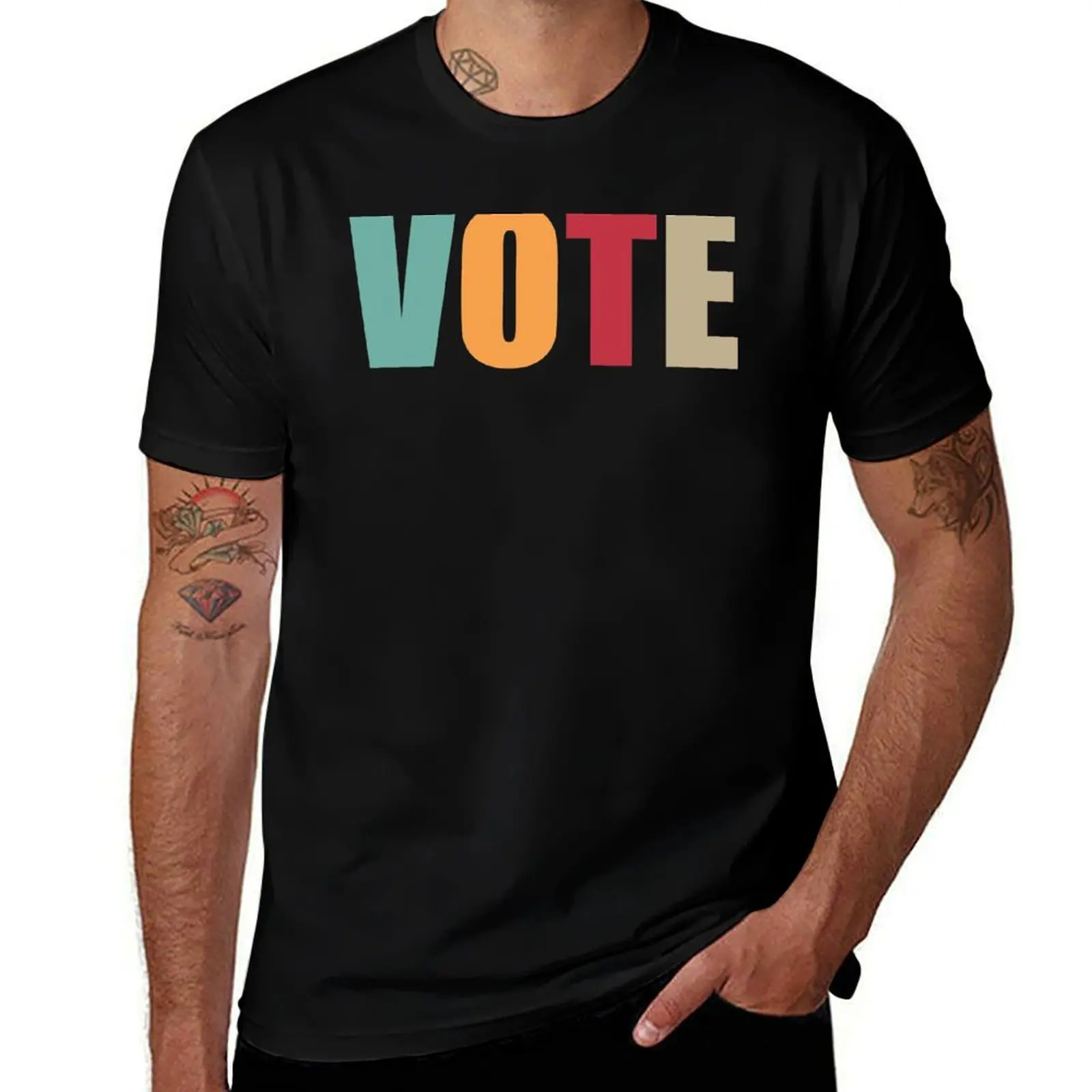 VOTE RETRO EDITION T-Shirt graphic tee shirt graphic shirts cotton man t-shirts t shirt men 100℅ cotton
VOTE RETRO EDITION T-Shirt graphic tee shirt graphic shirts cotton man t-shirts t shirt men 100℅ cotton