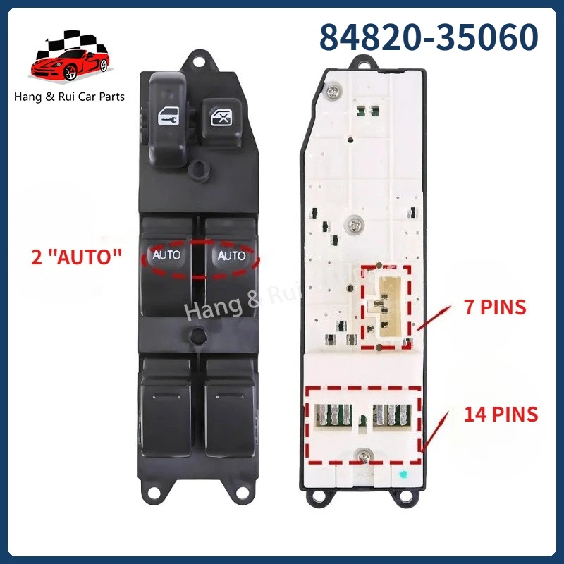84820-35060 Front Left Car Auto Power Window Control Switch Button For For Toyota 4Runner 1995 1996 1997 1998-2002 8482035060
84820-35060 Front Left Car Auto Power Window Control Switch Button For For Toyota 4Runner 1995 1996 1997 1998-2002 8482035060