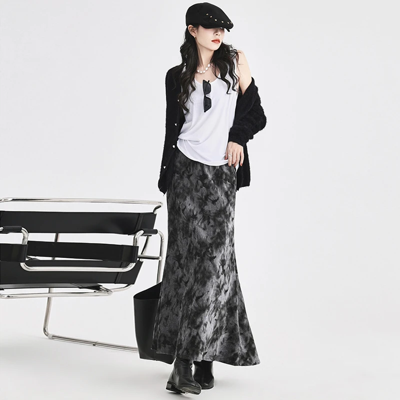 2024 Spring New Midi Skirts Women Basic Retro Chic Tie-dye Design Ladies Casual Fashion Vintage Long Skirt Korean Clothing
2024 Spring New Midi Skirts Women Basic Retro Chic Tie-dye Design Ladies Casual Fashion Vintage Long Skirt Korean Clothing
