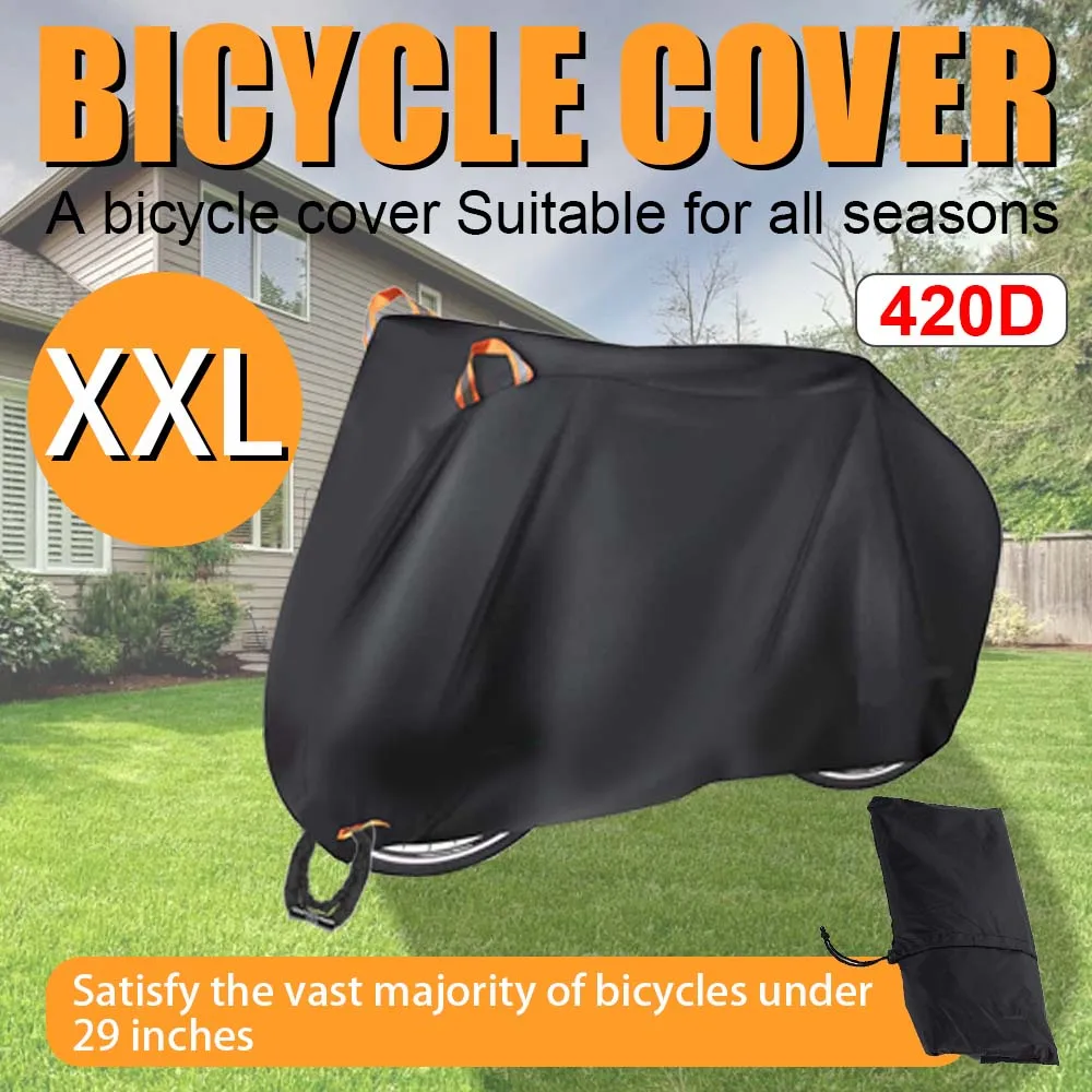 Universal Motorcycle Cover Bicycle 420D Oxford Waterproof Outdoor Dustproof Rainproof Sun Protection UV Resistant All Weather
Universal Motorcycle Cover Bicycle 420D Oxford Waterproof Outdoor Dustproof Rainproof Sun Protection UV Resistant All Weather