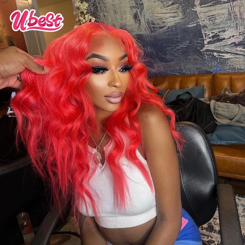 Ubest 13x6 Red Color Body Wave Lace Front Human Hair Wig 180% Brazilian Body Wave 13x4 Transparen Lace Frontal Wig For Women
Ubest 13x6 Red Color Body Wave Lace Front Human Hair Wig 180% Brazilian Body Wave 13x4 Transparen Lace Frontal Wig For Women