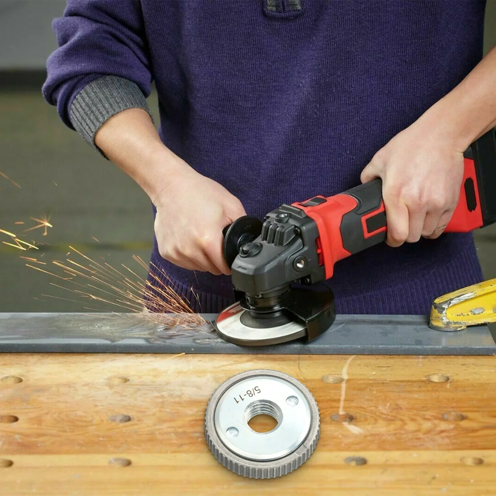 Disc Changes Angle Grinding Tasks Flange Nut Lock Nut Replacement Parts Secure Disc Attachment Enhanced Efficiency
Disc Changes Angle Grinding Tasks Flange Nut Lock Nut Replacement Parts Secure Disc Attachment Enhanced Efficiency