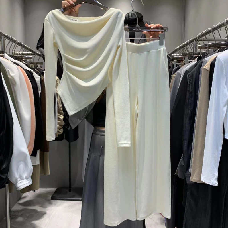 Women's Autumn Knitted Pullover Suit Jacket and Matching Pants Set Female Elegant Casual Two Piece Trousers Suits G528
Women's Autumn Knitted Pullover Suit Jacket and Matching Pants Set Female Elegant Casual Two Piece Trousers Suits G528