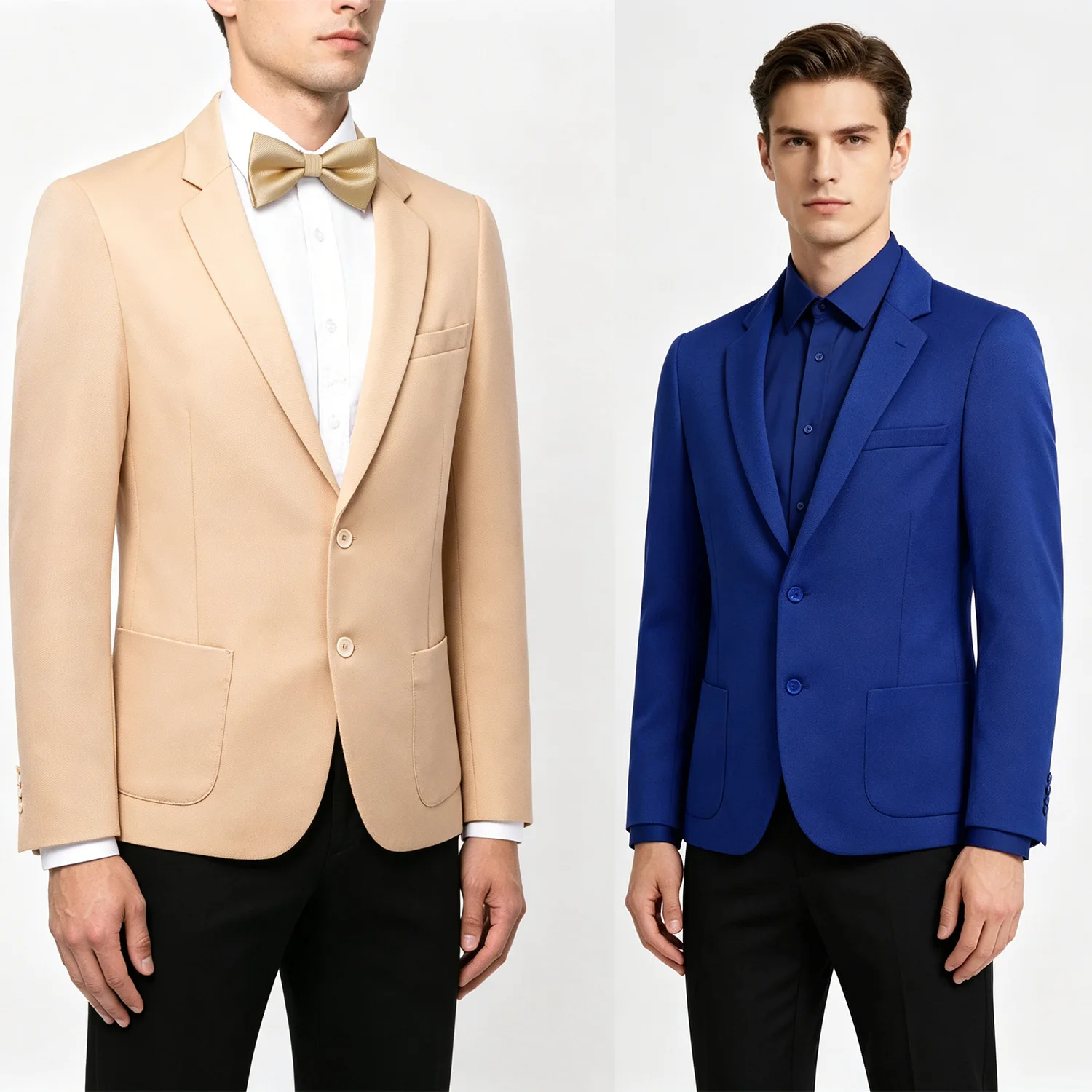 Men's Business Plain Brown White Blazer Without Bowtie, Slim Fit Sport Coat for Office Work, Meetings and Office Events
Men's Business Plain Brown White Blazer Without Bowtie, Slim Fit Sport Coat for Office Work, Meetings and Office Events