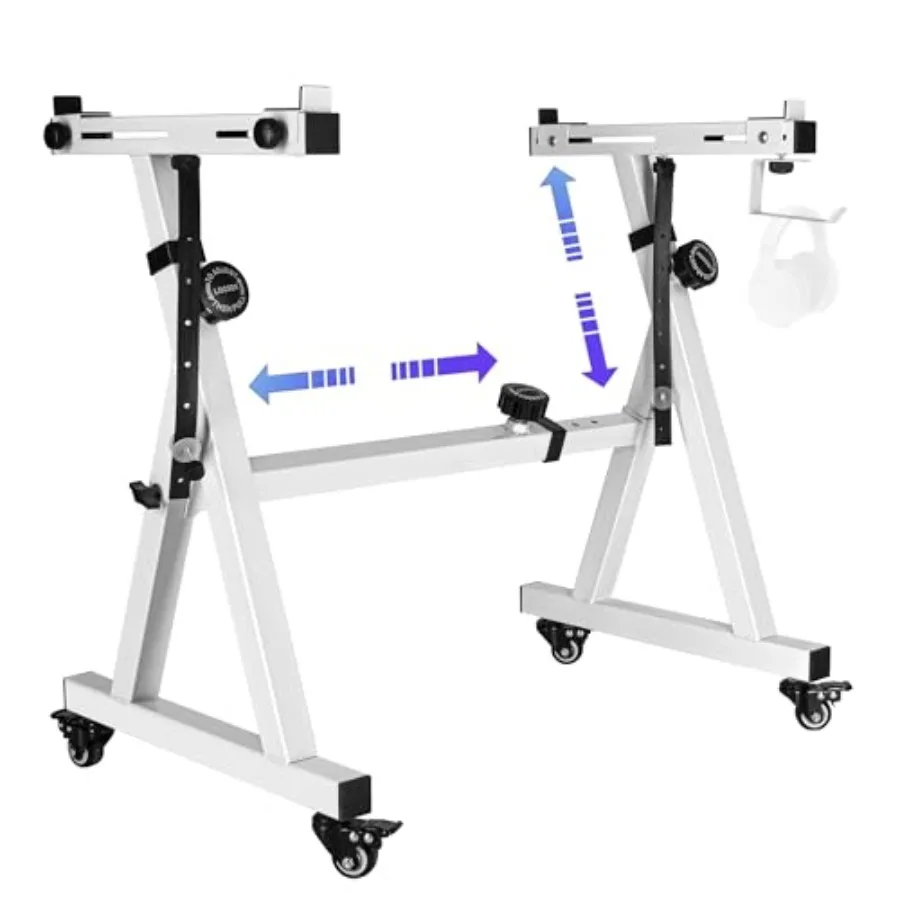 Universal Z-style Heavy-Duty Piano Keyboard Stand - Adjustable and Portable for 61/88 Keys in White with Durable Construction a
Universal Z-style Heavy-Duty Piano Keyboard Stand - Adjustable and Portable for 61/88 Keys in White with Durable Construction a