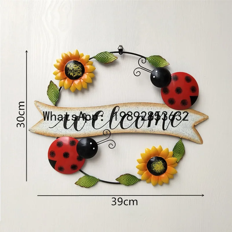 V5.11 Balcony Garden Decoration Outdoor Wall Pendant Sunflower Garden Welcome Sign
V5.11 Balcony Garden Decoration Outdoor Wall Pendant Sunflower Garden Welcome Sign