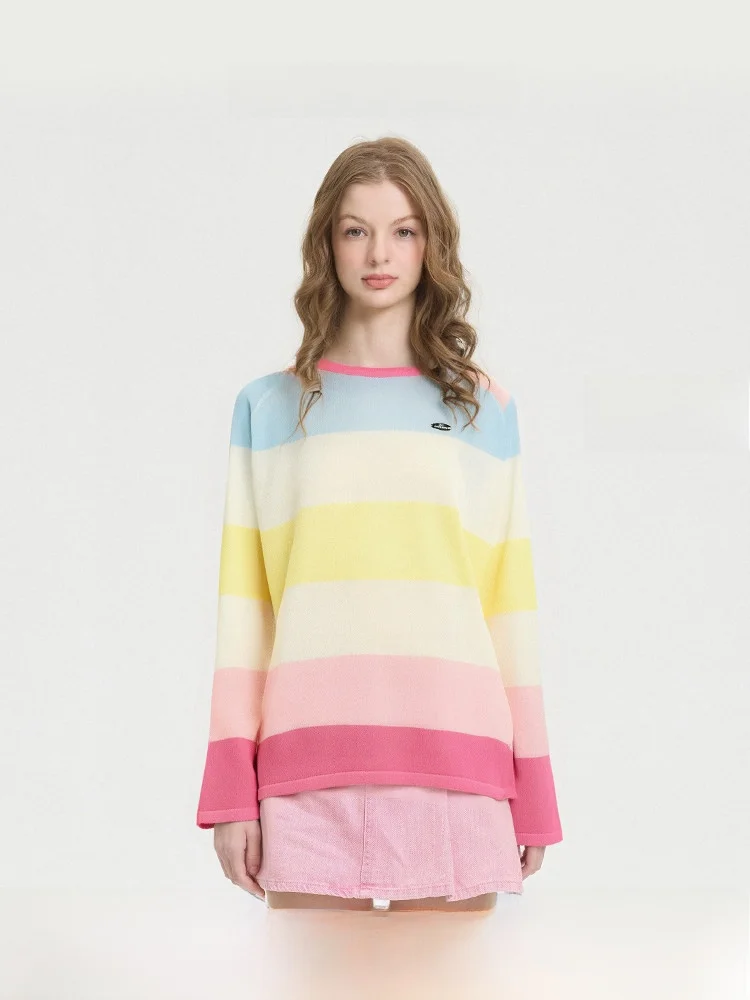 Noisy Teddy25 Summer New Faionable Ladies' Long Sve Loose Comfortable round Ne Cover up Versatile Classic Striped T-irt
Noisy Teddy25 Summer New Faionable Ladies' Long Sve Loose Comfortable round Ne Cover up Versatile Classic Striped T-irt