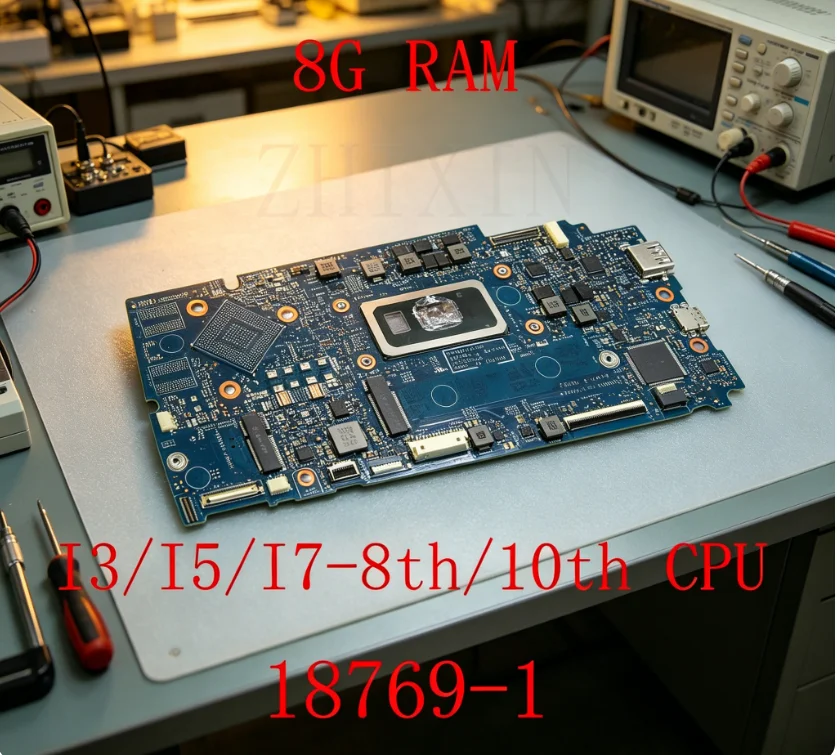 18769-1 For Dell Latitude 3301 Vostro 5390 5391 7391 Laptop Motherboard With I3/I5/I7-8th/10th CPU 8GB RAM WASP13-MB mainboard
18769-1 For Dell Latitude 3301 Vostro 5390 5391 7391 Laptop Motherboard With I3/I5/I7-8th/10th CPU 8GB RAM WASP13-MB mainboard
